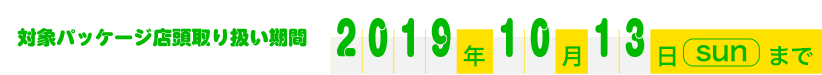 2019年11月11日(日)23:59まで